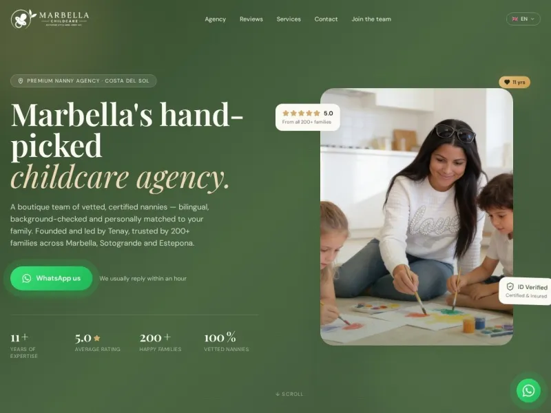 Screenshot af Marbella Childcare