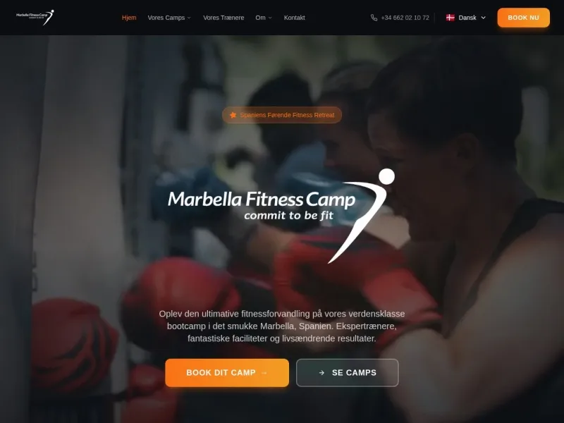 Screenshot af Marbella Fitness Camp